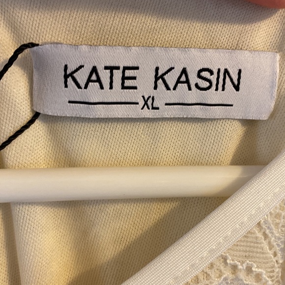 Kate Kasin Lace Cocktail Dresses for Women A-Line Keyhole Short Formal Dress - Picture 7 of 12